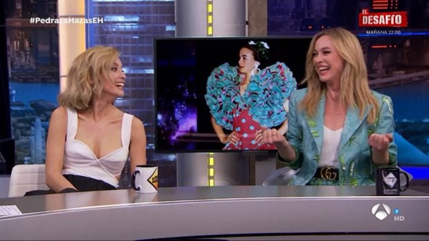 Mar&iacute;a Pedraza y Marta Hazas en 'El Hormiguero' / Antena 3