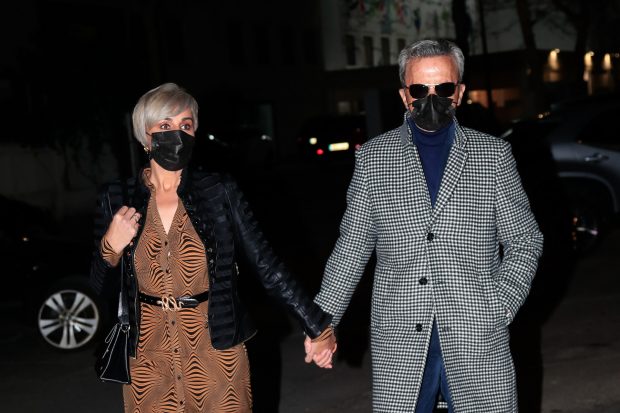 Ana Mar&iacute;a Ald&oacute;n y Ortega Cano paseando / Gtres