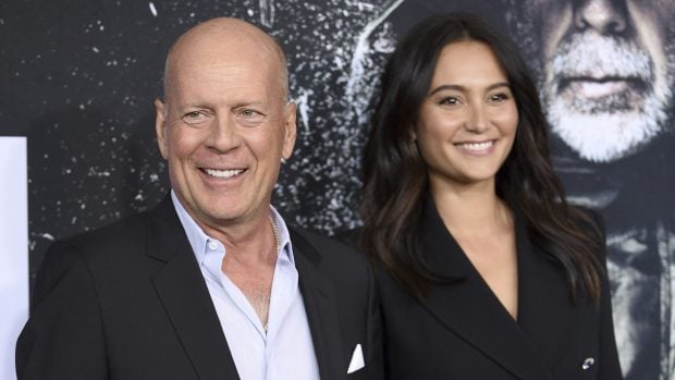 Bruce Willis y Emma Heming en un photocall / Gtres