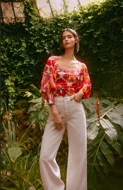 Conjunto de la colecci&oacute;n de Tamara Falc&oacute; para Pedro del Hierro./Pedro del Hiero