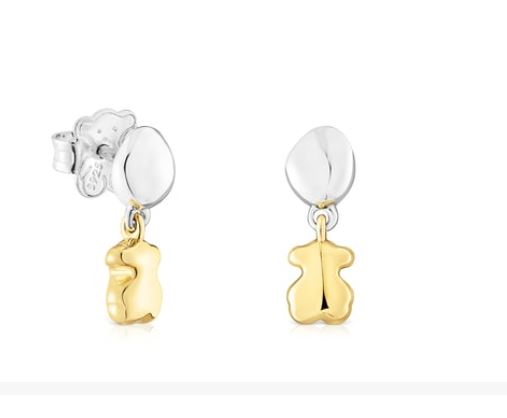 Luce como nadie los pendientes bicolor de Tous en tu pr&oacute;ximo evento