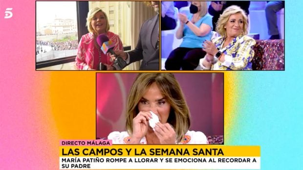 Mar&iacute;a Pati&ntilde;o se dedica unas bonitas palabras con Terelu Campos./Telecinco