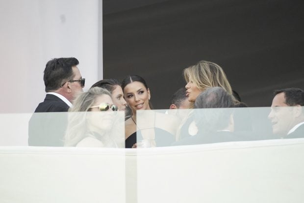 Eva Longoria en la boda / Gtres