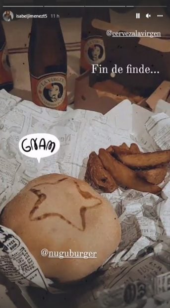 Storie de Isabel Jim&eacute;nez / Instagram