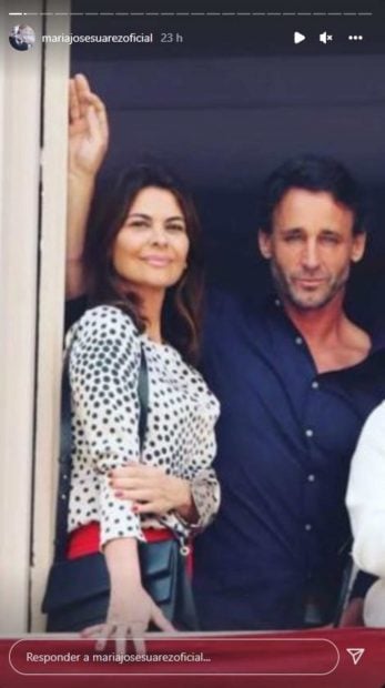 Mar&iacute;a Jos&eacute; Su&aacute;rez y &Aacute;lvaro Mu&ntilde;oz Escassi en M&aacute;laga / Instagram
