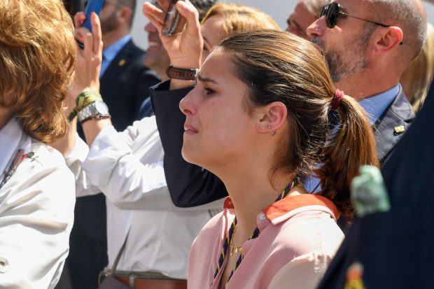 Cayetana Rivera emocionada en la Semana Santa / Gtres