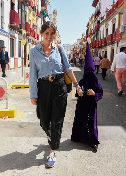 Lourdes Montes en Semana Santa / Gtres