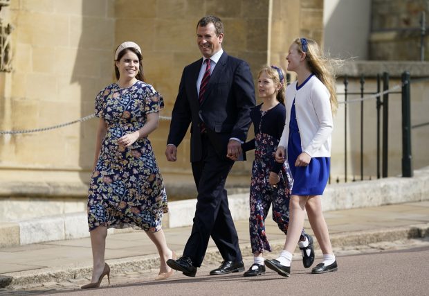 Eugenia de York, Peter Phillips y sus hijas / Gtres