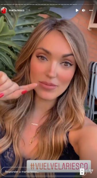Storie de Marta Riesco / Instagram