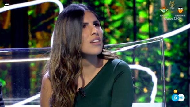 Isa Pantoja en el plat&oacute; de 'Supervivientes' / Telecinco