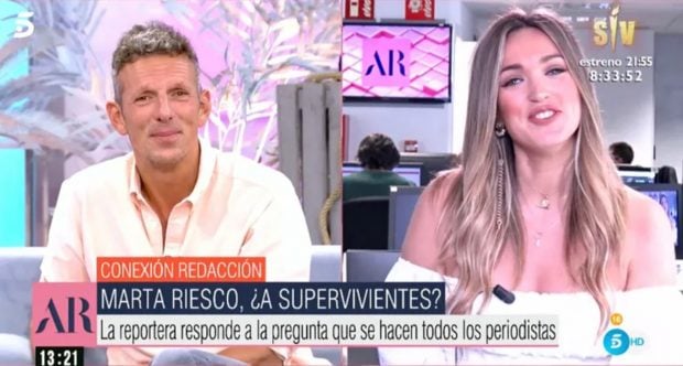 Joaqu&iacute;n Prat y Marta Riesco en 'El programa de Ana Rosa' / Telecinco