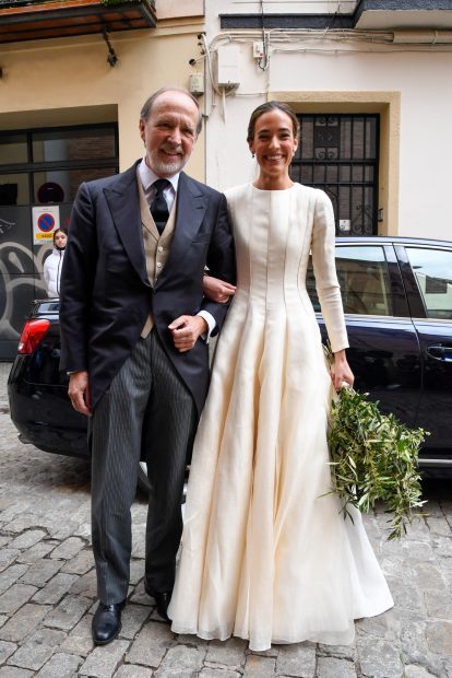 Mar&iacute;a Roiz de la Parra y su padre / Gtres
