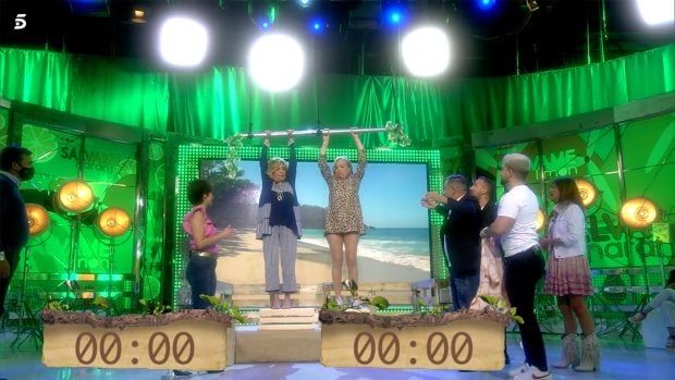 Bel&eacute;n Esteban y Lydia Lozano en 'S&aacute;lvame' / Telecinco