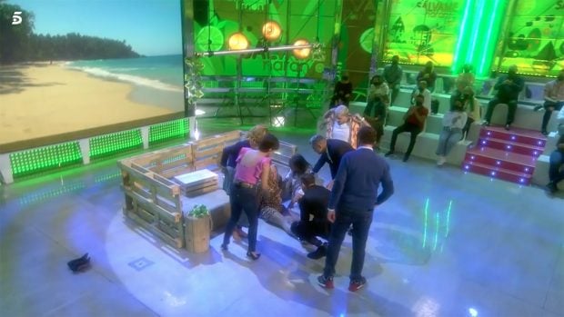 Plat&oacute; de 'S&aacute;lvame' / Telecinco