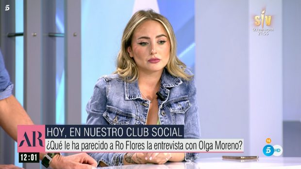 Roc&iacute;o Flores en 'El Programa de Ana Rosa' / Telecinco