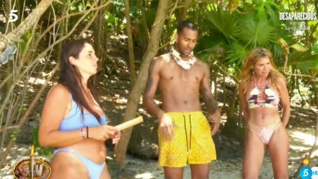 Anabel Pantoja, Yulen y Ana Luque en 'Supervivientes' / Telecinco