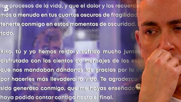 Kiko Hern&aacute;ndez muy emocionado / Telecinco