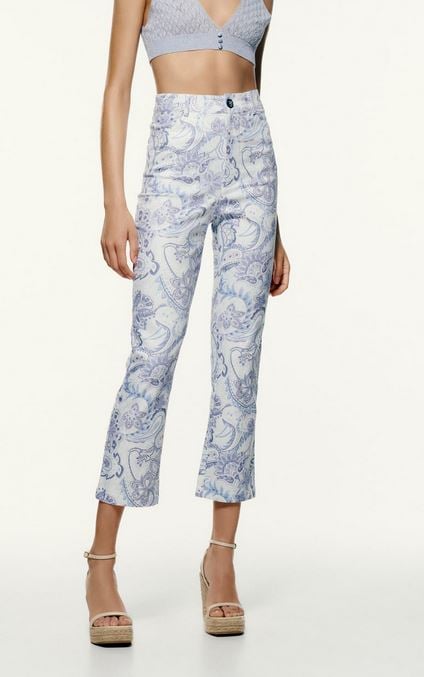 El pantal&oacute;n de Zara con estampados que vas a llevar con cu&ntilde;as