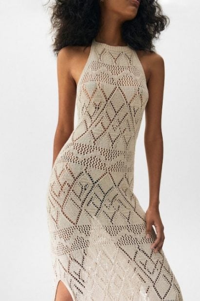Vestido crochet Pull&Bear
