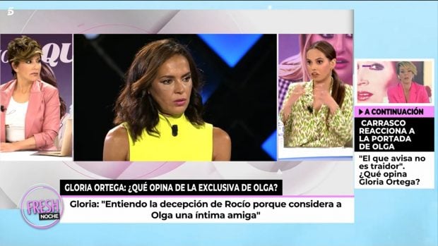 Gloria Camila en 'Ya son las ocho' / Telecinco
