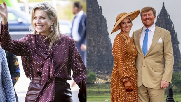 M&aacute;xima de Holanda vestida con lunares / Gtres