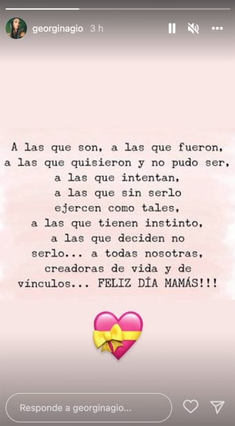 Georgina Rodr&iacute;guez en el D&iacute;a de la Madre / Instagram