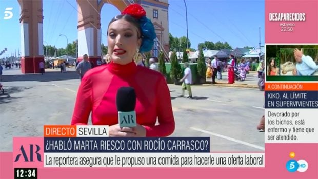 Marta Riesco habla sobre la supuesta llamada de Roc&iacute;o Carrasco / Telecinco