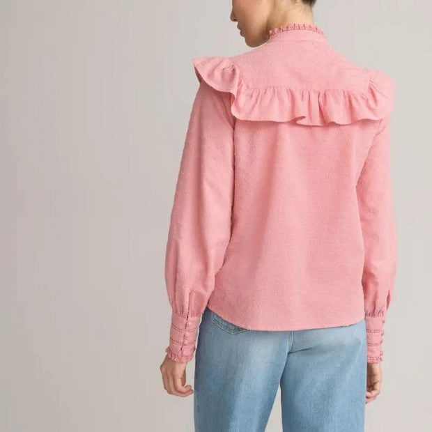 La preciosa camisa de La Redoute de estilo rom&aacute;ntico