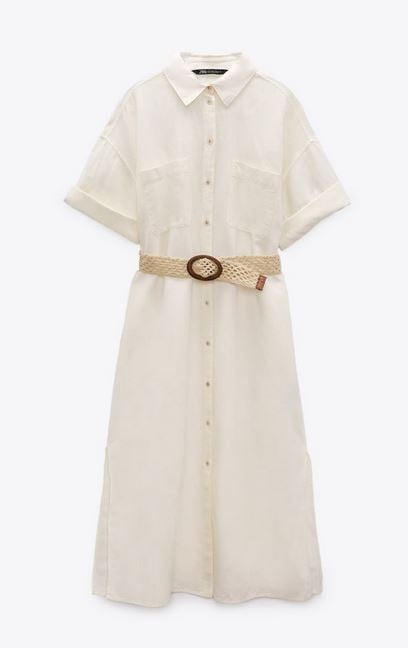 El vestido largo camisero de Zara al m&aacute;s estilo Amelia Bono