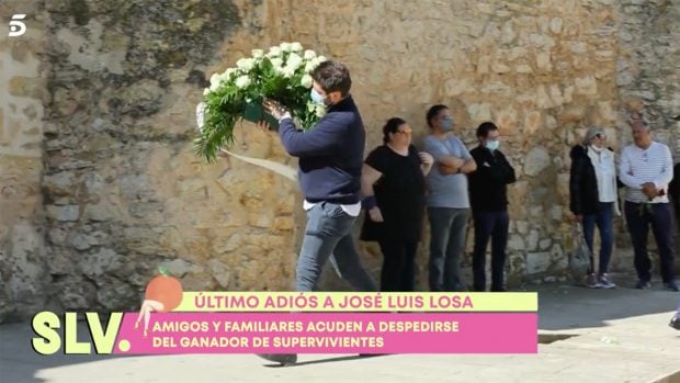 Familiares y amigos dan el &uacute;ltimo adi&oacute;s a Jos&eacute; Luis Losa / Telecinco
