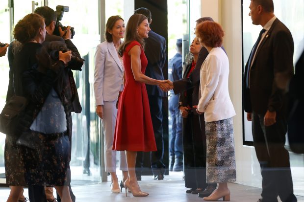 La Reina Letizia en un acto / Gtres