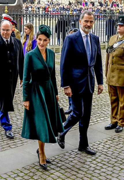 La Reina Letizia en la misa funeral por Felipe de Edimburgo / Gtres