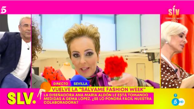 Roc&iacute;o Carrasco interviniendo en 'S&aacute;lvame' / Telecinco