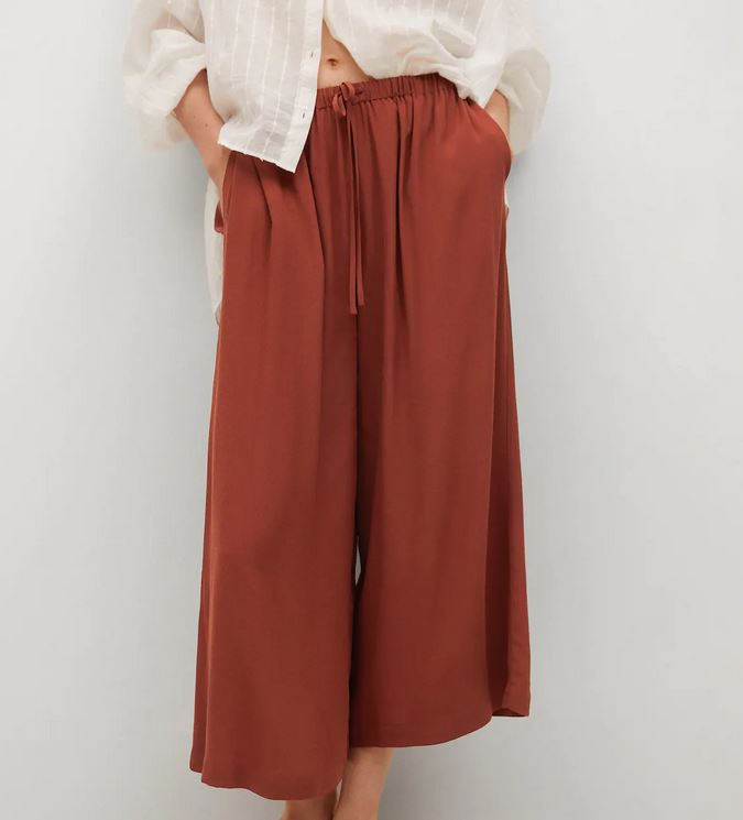 El pantal&oacute;n culotte de Mango Outlet por menos de 14 euros para estar c&oacute;moda