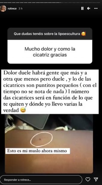 Storie de Roc&iacute;o Flores / Instagram