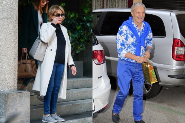 Mila Xim&eacute;nez y Jes&uacute;s Mari&ntilde;as paseando / Gtres