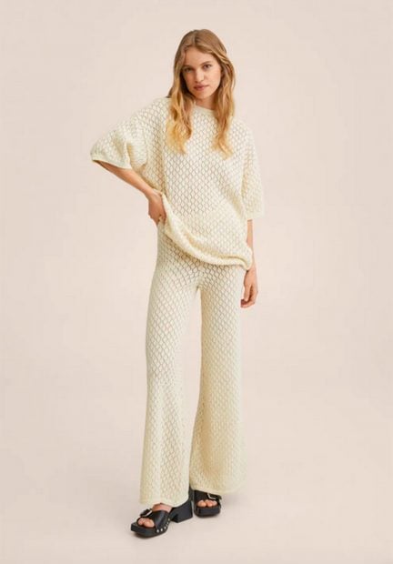 Conjunto de Mango realizado en punto calado / Mango 