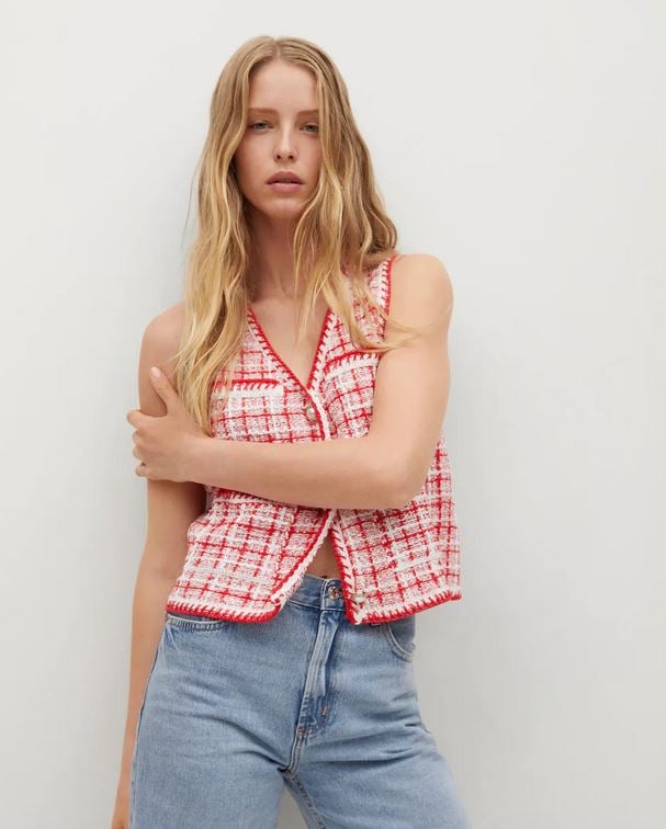 El chaleco de Mango Outlet al m&aacute;s estilo Chanel