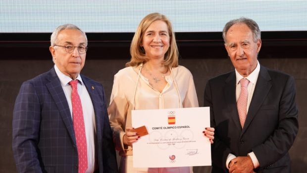 La Infanta Cristina en un homenaje / Coe.es