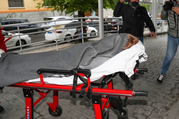 Bel&eacute;n Esteban llegando al hospital / Gtres