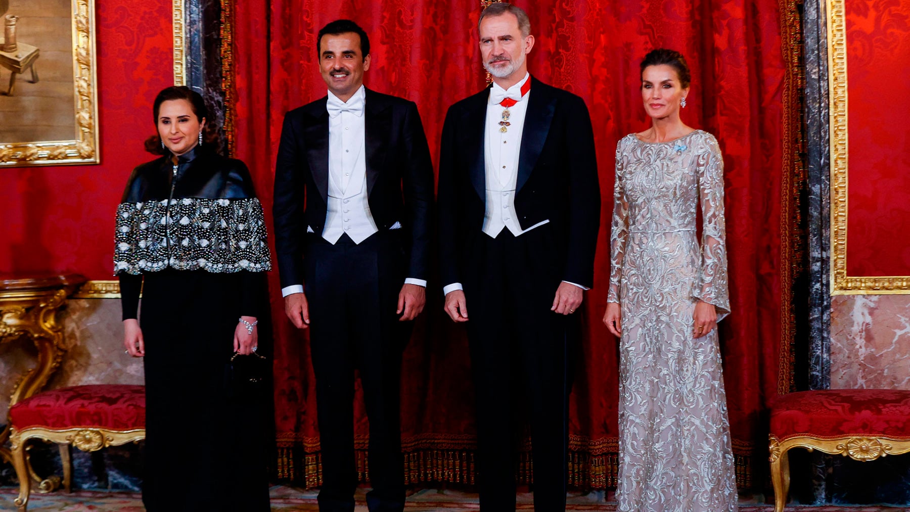 Reyes, el emir y la jequesa de Catar / Gtres