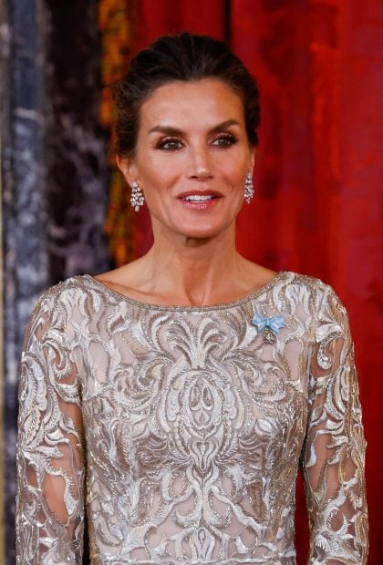 Do&ntilde;a Letizia apuesta por un 'make up' de tonos marrones / Gtres