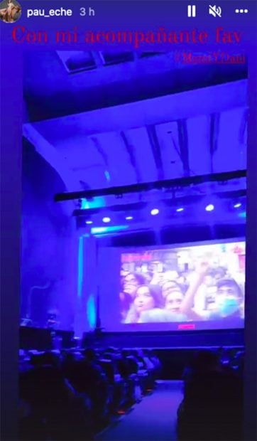 Paula Echevarr&iacute;a en un evento / Instagam @pau_eche