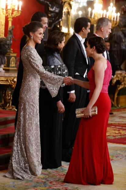 Isabel D&iacute;az Ayuso y la Reina Letizia en el Palacio Real / Gtres