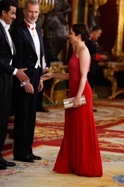 Isabel D&iacute;az Ayuso en el Palacio Real / Gtres