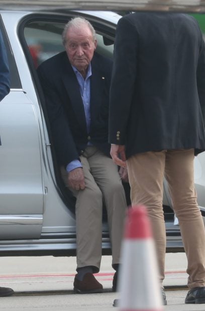 Don Juan Carlos ha pisado suelo espa&ntilde;ol / Gtres
