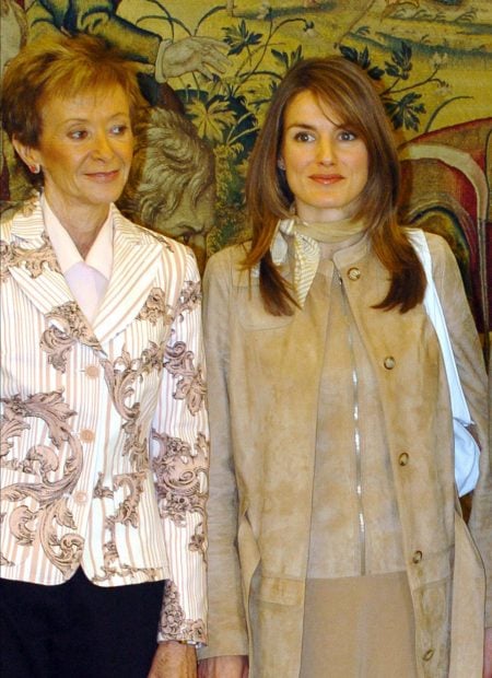 La entonces Princesa de Asturias con Mar&iacute;a Teresa Fern&aacute;ndez de la Vega / Gtres