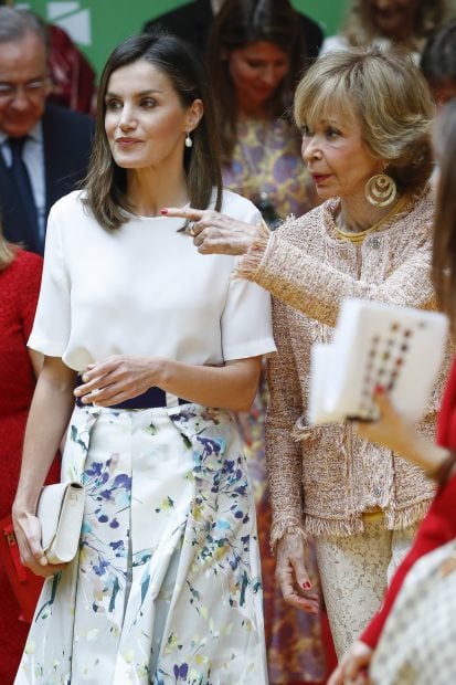 La Reina Letizia con Mar&iacute;a Teresa Fern&aacute;ndez de la Vega / Gtres