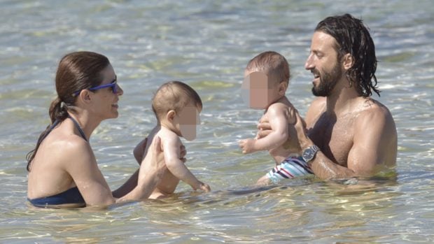 Raquel S&aacute;nchez Silva con sus hijos / Gtres
