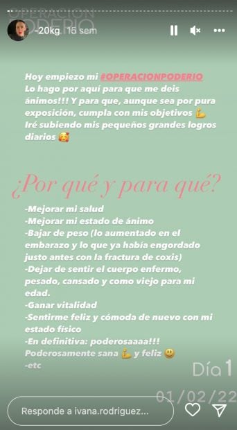 Ivana Rodr&iacute;guez y su cambio f&iacute;sico / Instagram